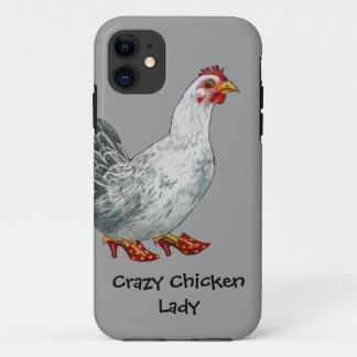 Coques Pour iPhone Madame folle de poulet