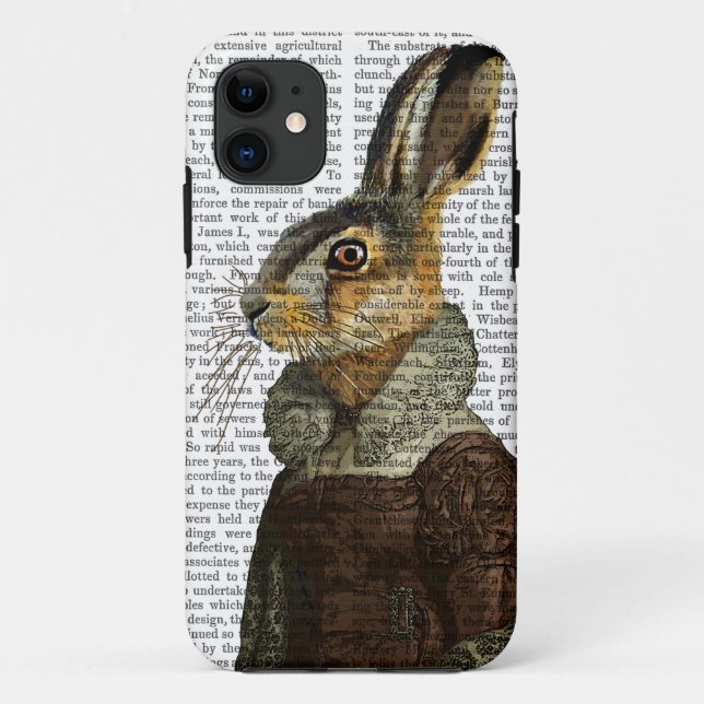 Coques Case-Mate iPhone Madame Hare Portrait (Dos)