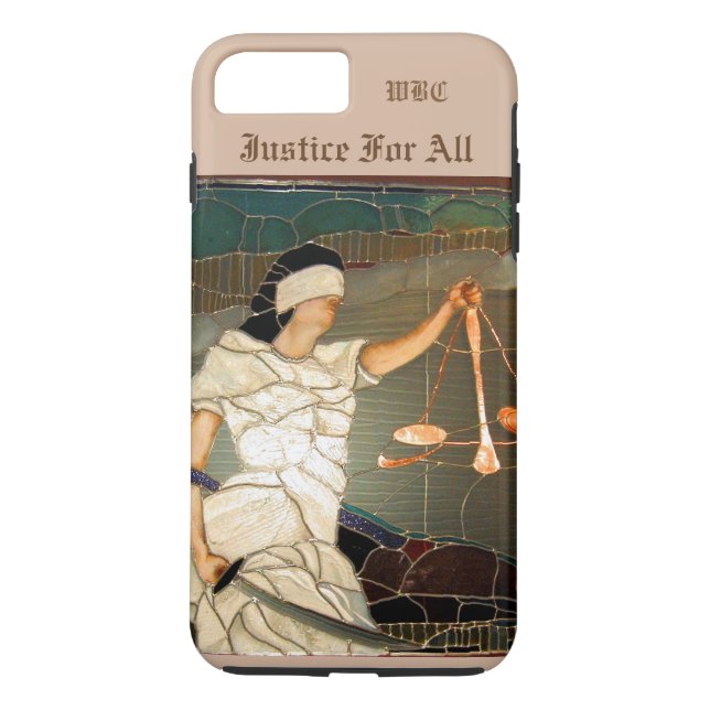 Coques Case-Mate iPhone Madame majestueuse Justice Portrait en verre (Dos)