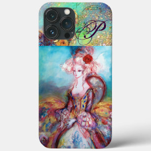 COQUES POUR iPhone MADAME POMPADOUR, ÉLÉGANT MONOGRAMME DE MODE BEAUT