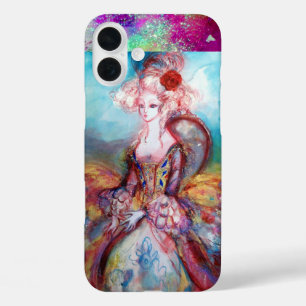 Coques iPhone 16 Plus MADAME POMPADOUR, Élégante mode beauté