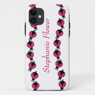 Coque Case-Mate iPhone Madame rose colorée insecte