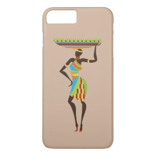 Coque Case-Mate iPhone Madame tribale africaine avec l'art de tribal de