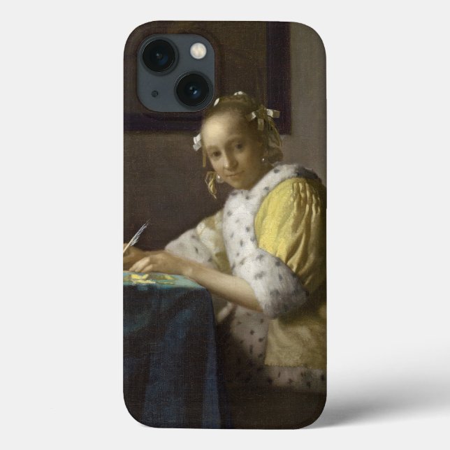 Coques Case-Mate iPhone Madame Writing, C. 1665 (huile sur la toile) (Verso)