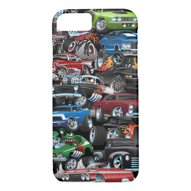 Coques Case-Mate iPhone Mademoiselle de voiture ! Caricature des voitures  (Dos)