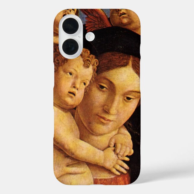 Coques Case-Mate iPhone Madone des Chérubins par Andrea Mantegna (Verso)