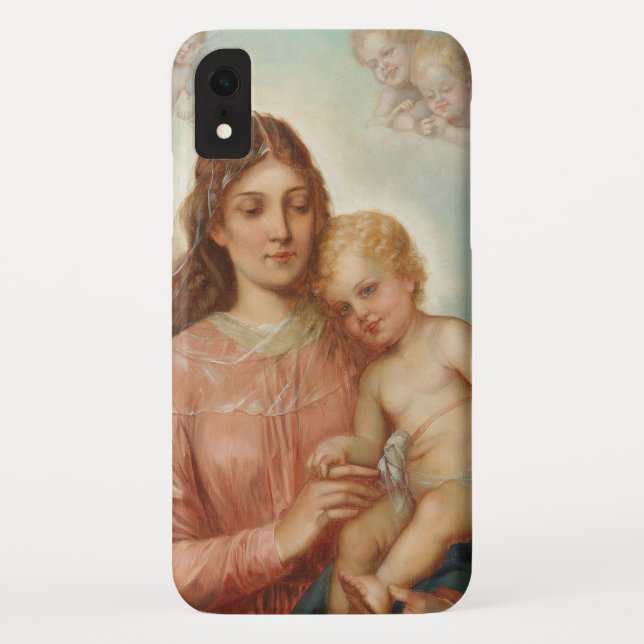 Coques Case-Mate iPhone Madone et Enfant (Dos)
