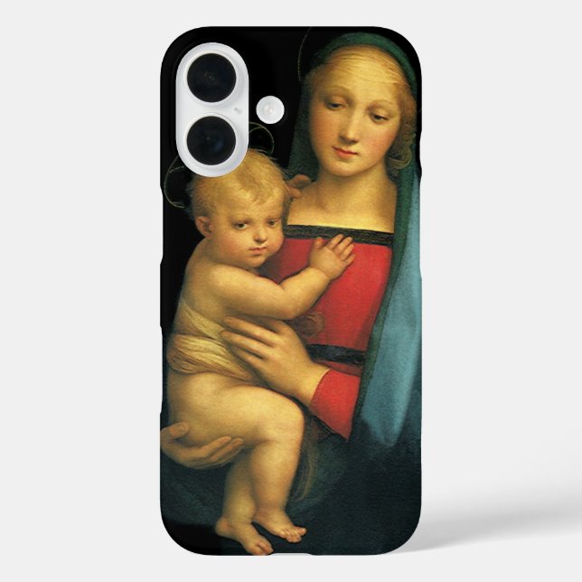 Coques Case-Mate iPhone Madone et Enfant, Madone del Granduca de Raphaël (Verso)