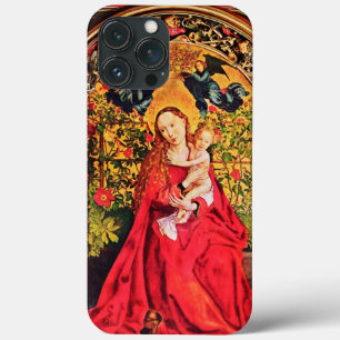 iPhone 13 PRO MAX CASE MADONNA DE LA TONNELLE DE ROSE