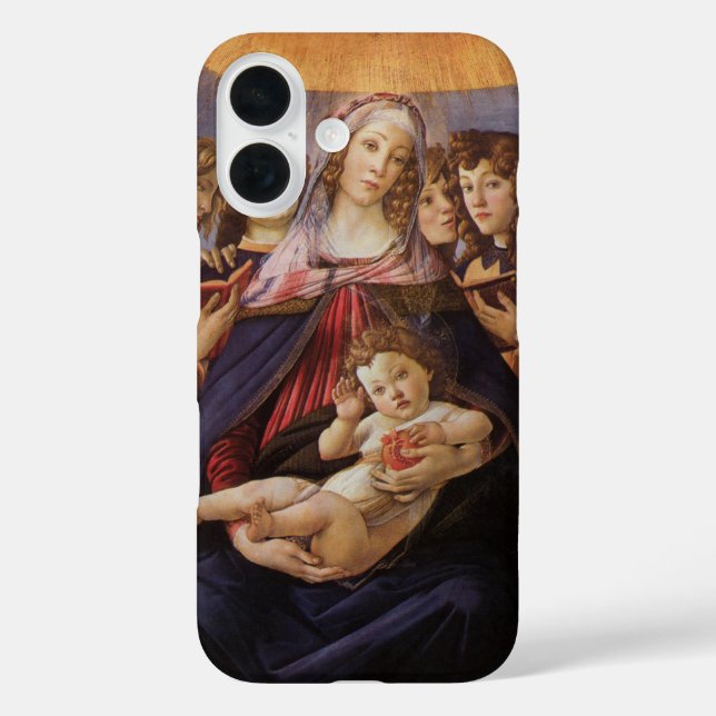 Coques Case-Mate iPhone Madonna et Enfant avec des Anges par Sandro Bottic (Verso)