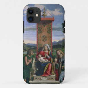 Coques Pour iPhone Madonna et enfant avec St John le baptiste et mA