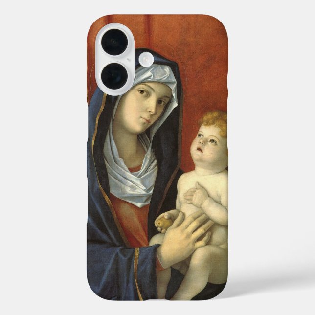 Coques Case-Mate iPhone Madonna et Enfant par Giovanni Bellini (Verso)