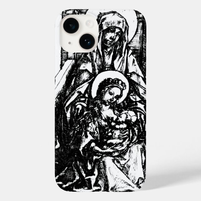 Coques Case-Mate iPhone Madonna et l'enfant Vierge Marie (Verso)