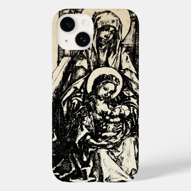 Coques Case-Mate iPhone Madonna et l'enfant Vierge Marie (Verso)