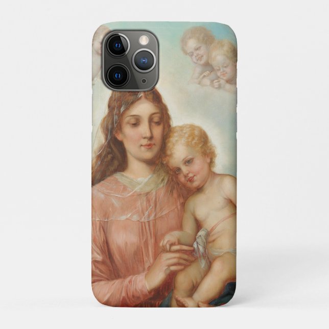 Coques Case-Mate iPhone Madonna et son enfant (Dos)