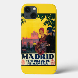 iPhone 13 Case Madrid in Springtime Travel Promotional Poster