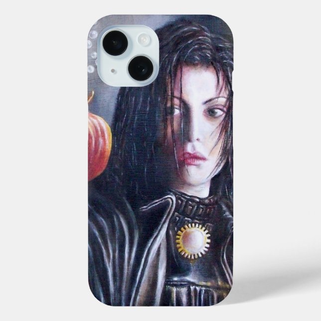 Coques Case-Mate iPhone MAGDALEN ET POMEGRANATE Noir Blanc Rouge (Verso)