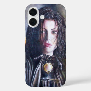 Coque Pour iPhone 16 MAGDALEN ET POMEGRANATE Noir Blanc Rouge