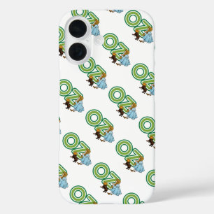 Coques iPhone 16 Mage de l'Oz Dorothée Toto avec grandes lettres