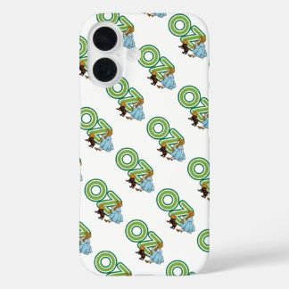 Coques iPhone 16 Mage de l'Oz Dorothée Toto avec grandes lettres