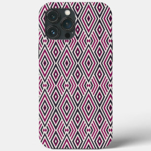 Case-Mate iPhone Case Magenta et Motif bleu