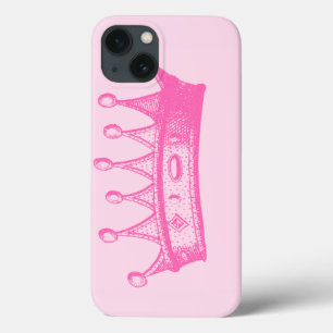Etui iPhone Case-Mate Magenta Princess Crown on Pink Background