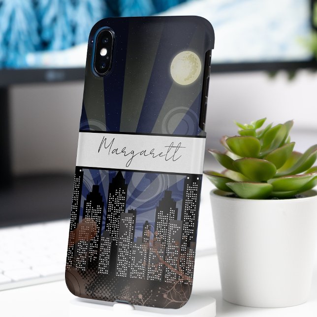 Coques Case-Mate iPhone Magic City Nightscape Personnalisé (Créateur téléchargé)