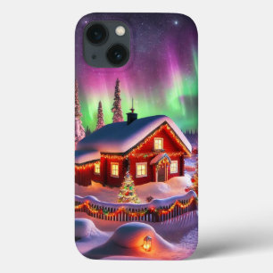 Case-Mate iPhone Case Magic Winter Wonderland : Village de Père Noël