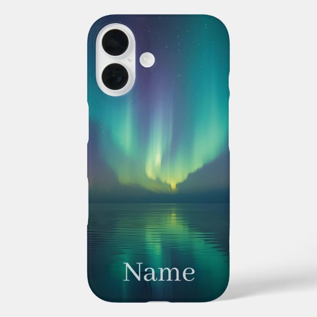 Coques Case-Mate iPhone Magical Aurora Case – Custom Name Gift for Nature  (Verso)