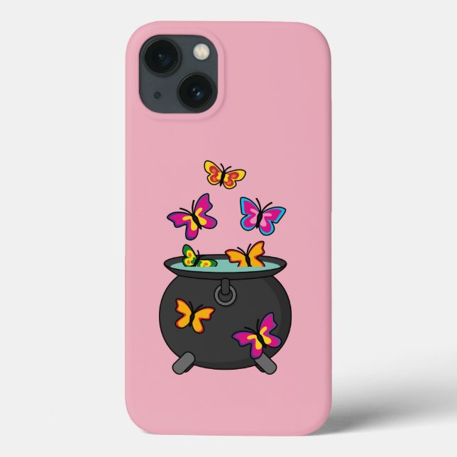 Coques Case-Mate iPhone Magical Butterflies from a cauldron (Verso)