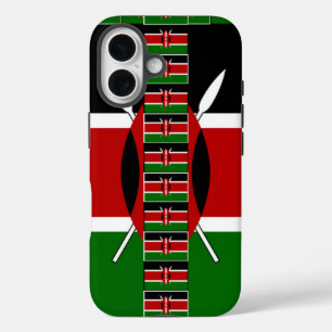 Coque Pour iPhone 16 🇰 🇪 Magical Kenya : Le cadre de l'unité et de la