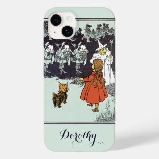 Coque Pour iPhone 14 Plus Magicien d'Oz Dorothée Toto Glinda Munchkins vinta