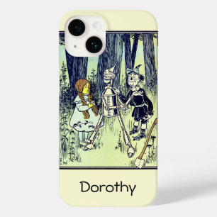 Coques Pour iPhone Magicien d'Oz vintage, Dorothy rencontre l'Homme d