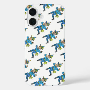 Coques iPhone 16 Magicien vintage de Oz, joli garçon dansant Munchk