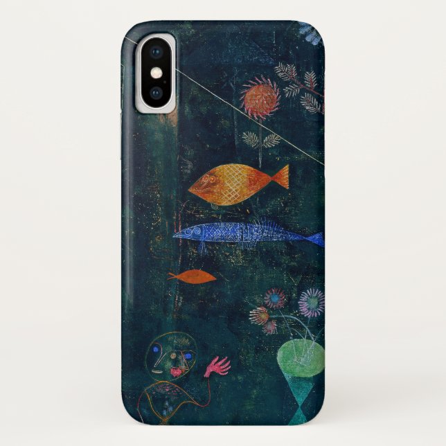Coques Case-Mate iPhone Magie de poisson de Paul Klee Peinture Abstraite A (Dos)