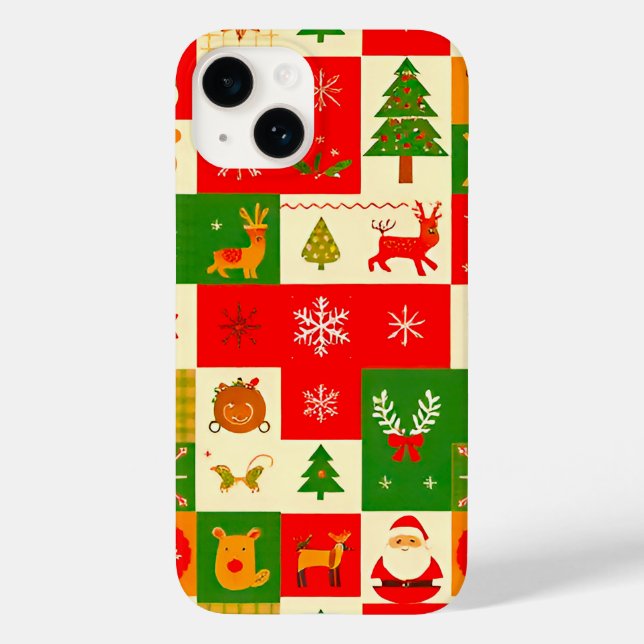 Coques Case-Mate iPhone Magie des Fêtes 🎁✨ Joie enneigée Vibrations hiver (Verso)