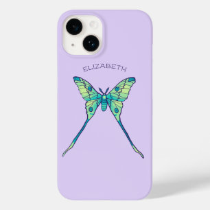 Coque Case-Mate iPhone Magie Moon Moth - Papillon pourpre Art