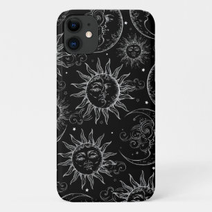 Case-Mate iPhone Case Magie Noire Céleste Soleil Lune Étoiles Vintage