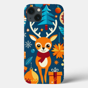 Case-Mate iPhone Case Magie vibrante des cerfs de fête ✨🎁 Hiver festif