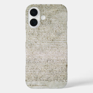Coque Pour iPhone 16 Magna Carta la Charte des Libertés 1215