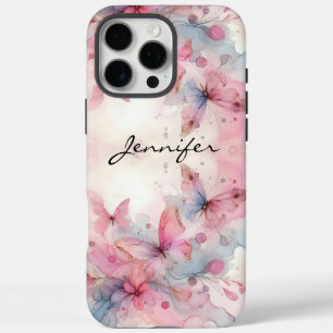 Coque iPhone 16 Pro Max Magnifique aquarelle papillon iPhone