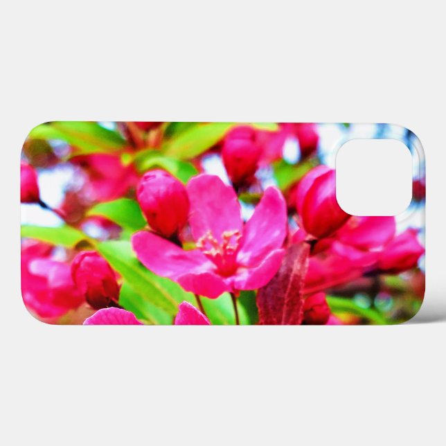 Coques Case-Mate iPhone Magnifique Barron Rouge Crabappé Photo (Verso (horizontal))