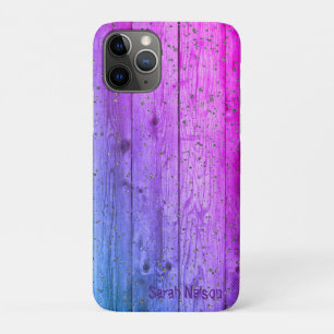 Case-Mate iPhone Case Magnifique Cool Purple Vood Texture