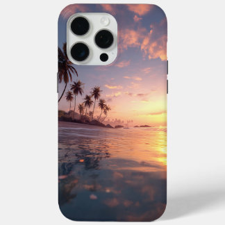 Coque Case-Mate iPhone Magnifique coucher de soleil sur une eau calme 