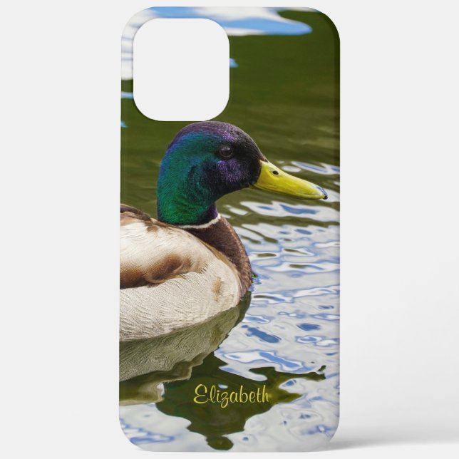 Coques Case-Mate iPhone Magnifique mâle Mallard Duck personnalisé (Verso)