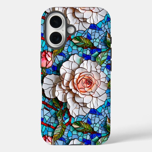 Coques Case-Mate iPhone Magnifique Motif de Mosaïque (Verso)