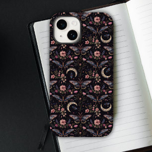 Coque Case-Mate iPhone Magnifiques papillons fleurs et lunes motif