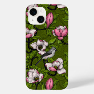 Coque Case-Mate iPhone Magnolia en floraison et oiseau de tireur 2