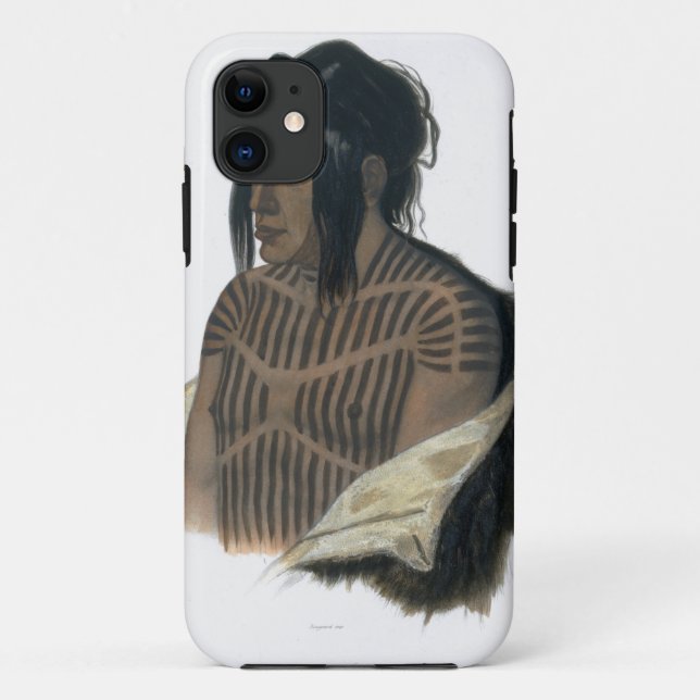 Coques Case-Mate iPhone Mahsette-Kuiuab, chef des Indiens de Cree, plat (Dos)