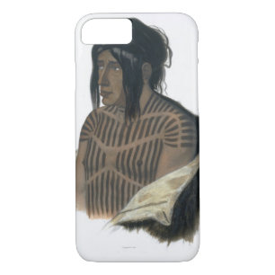 Coque iPhone 7 Mahsette-Kuiuab, chef des Indiens de Cree, plat